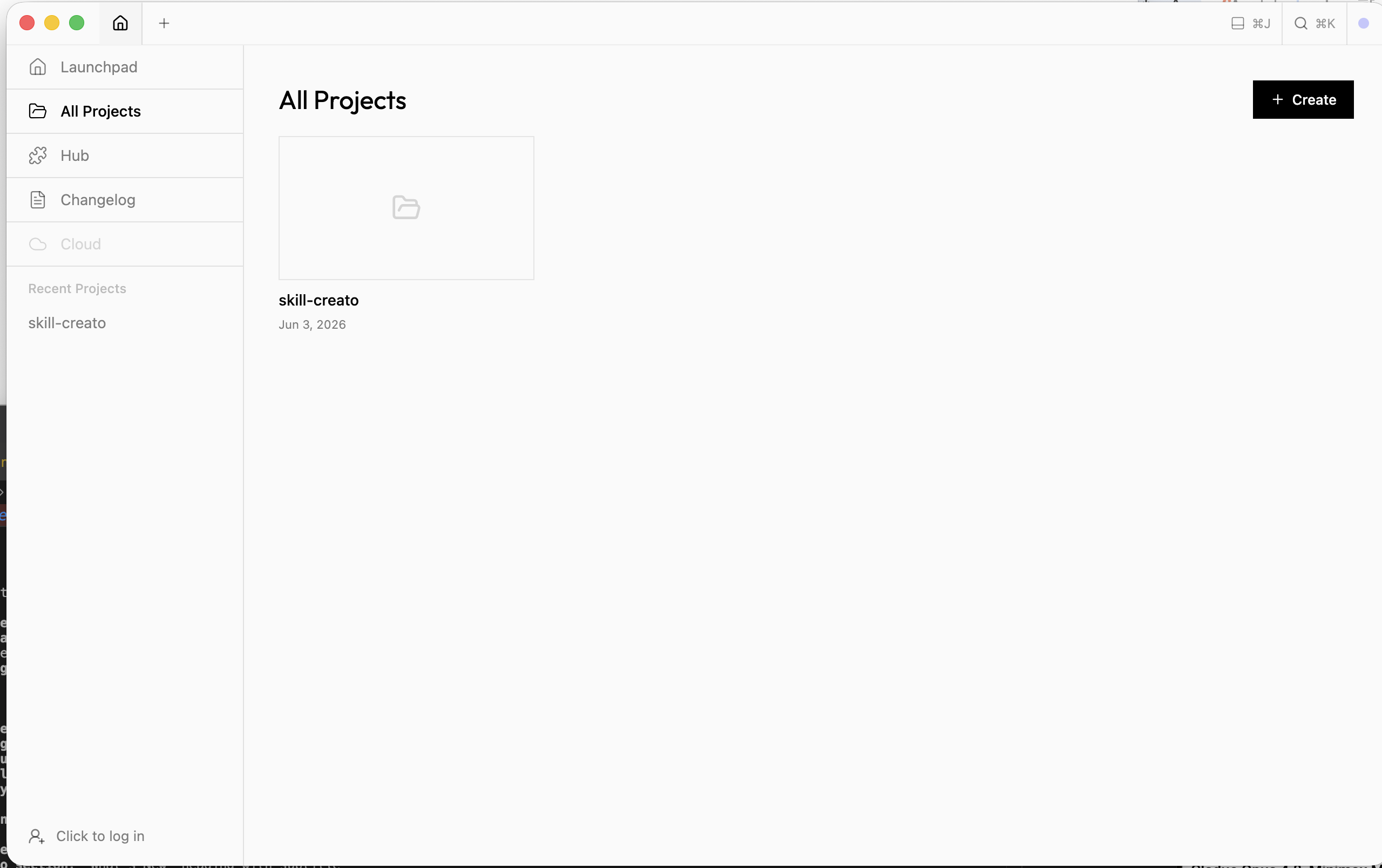 All Projects with content