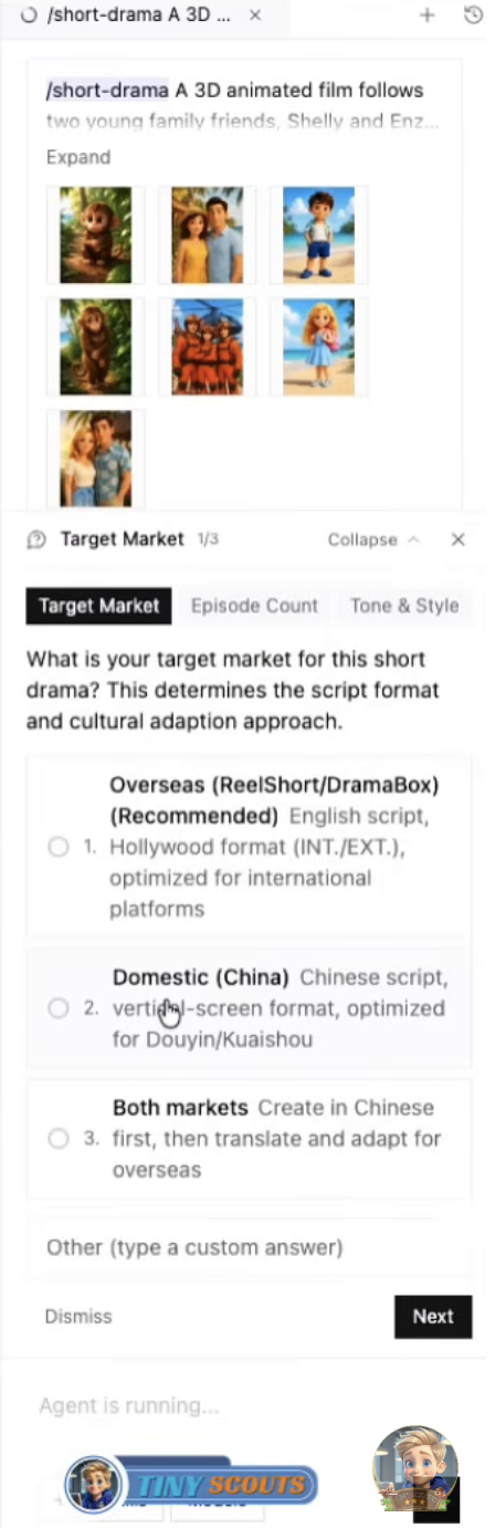 Rispondere alle schede del brief creativo